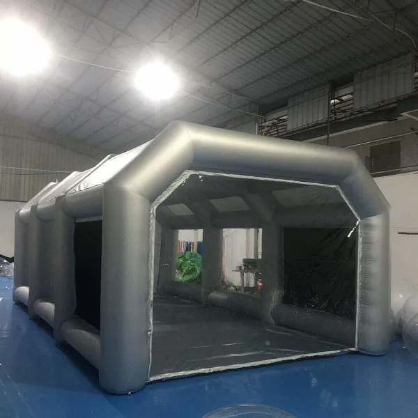 KITNEED Hot Inflatable Paint Booth, 20x10x8.2ft Inflatable Portable Car Painting Tent