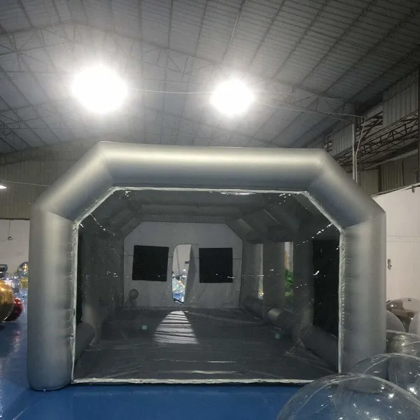 KITNEED Hot Inflatable Paint Booth, 20x10x8.2ft Inflatable Portable Car Painting Tent