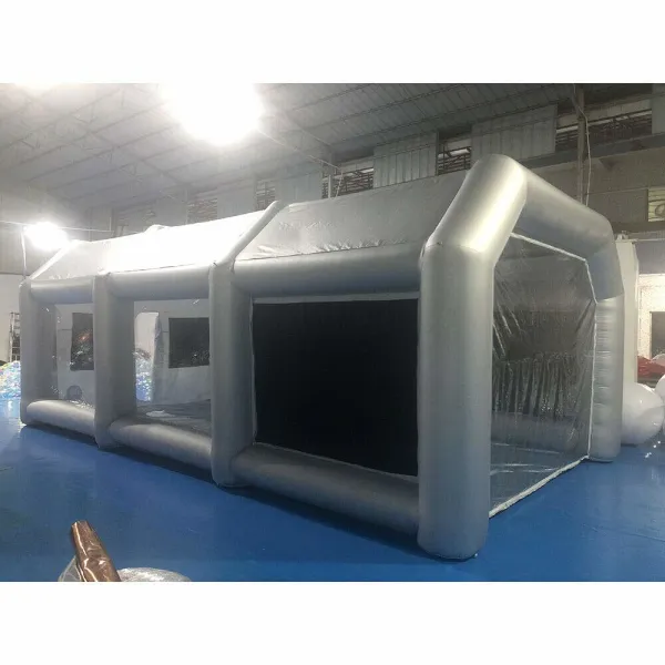 KITNEED Hot Inflatable Paint Booth, 20x10x8.2ft Inflatable Portable Car Painting Tent