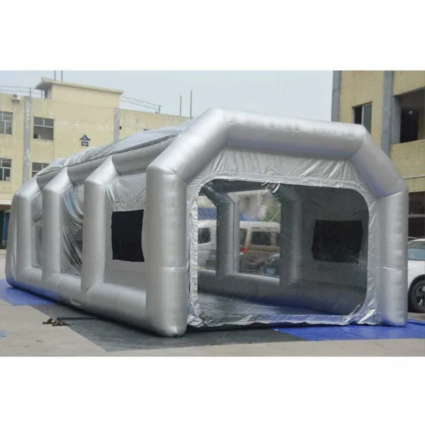 KITNEED Hot Inflatable Paint Booth, 20x10x8.2ft Inflatable Portable Car Painting Tent