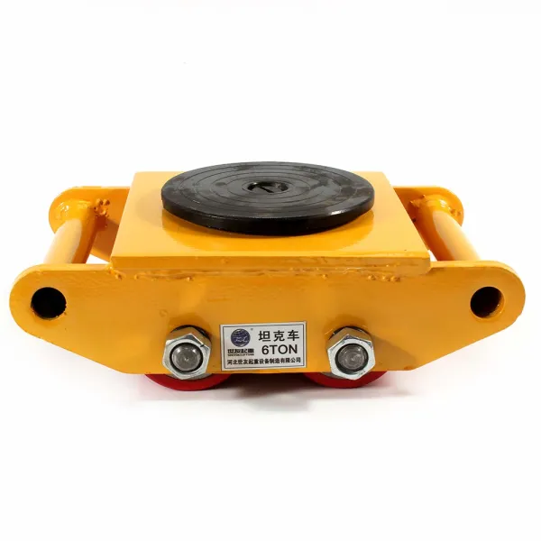 KITNEED Machinery Mover Roller Dolly Skate - Yellow & 6T/13200lbs