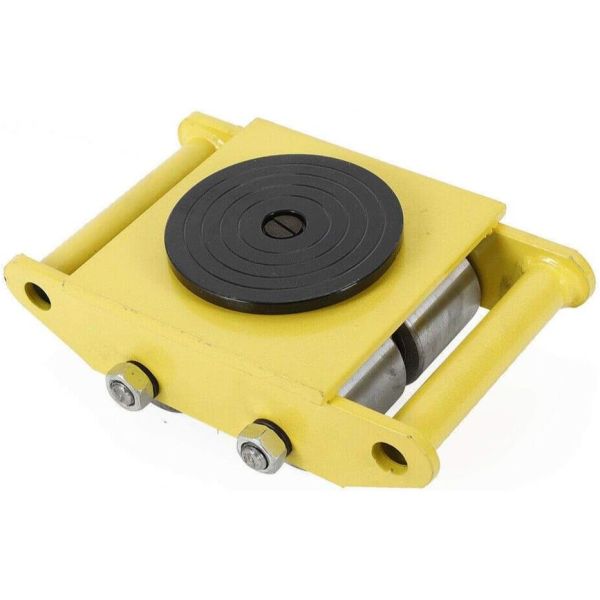 6T 13200LBS Heavy Duty Industrial Dolly Skate Roller Cargo Transport Trolley 4 Wheels with 360 Degree Rotation Cap