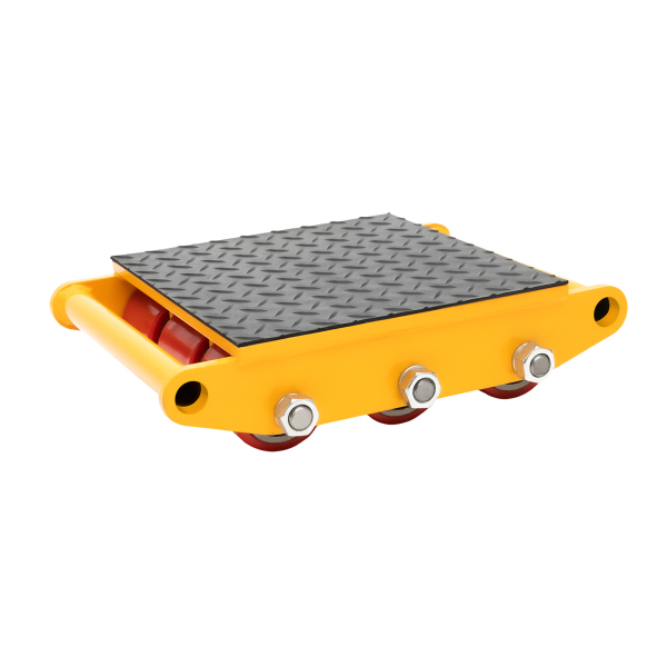 4pcs 15T Machinery Mover Heavy Machine Dolly Equipment Roller Skates 9 Rollers