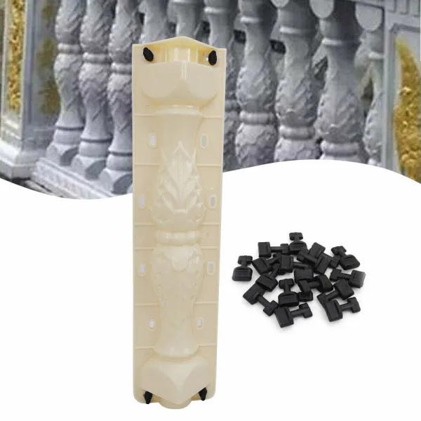 Front Rear Moulds Balustrades Mold for Concrete Plaster Cement PVC Plastic Casting Garden
