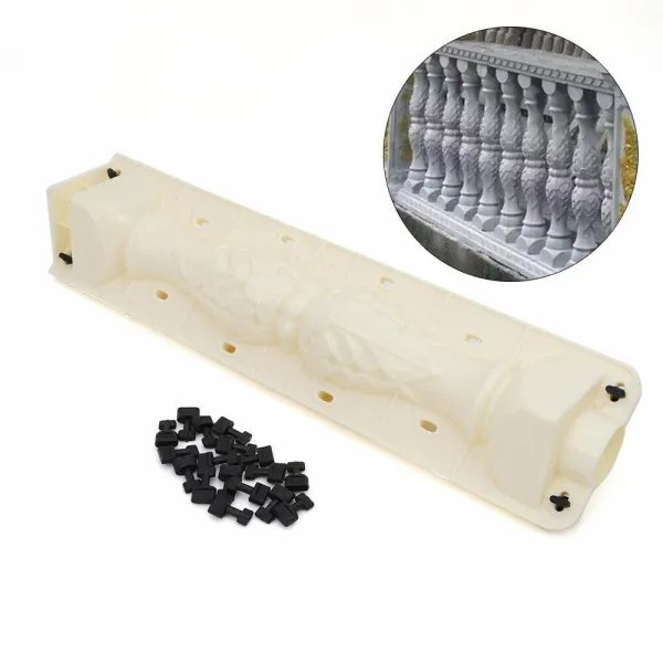 Front Rear Moulds Balustrades Mold for Concrete Plaster Cement PVC Plastic Casting Garden