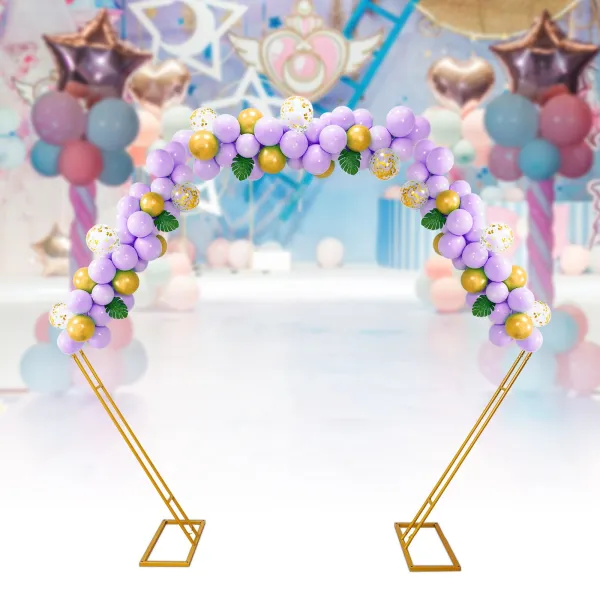 Hexagon Wedding Arch for Ceremony ,Arch Backdrop Stand Party Metal Arch Stand Wedding Background Door for Wedding Birthday Party Hexagon Wedding Arch for Ceremony ,Arch Backdrop Stand Party Metal Arch Stand Wedding Background Door for Wedding Birthday Party