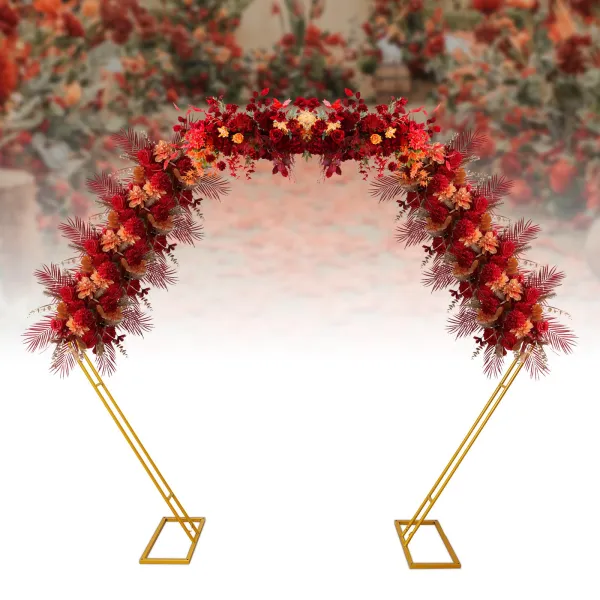 Hexagon Wedding Arch for Ceremony ,Arch Backdrop Stand Party Metal Arch Stand Wedding Background Door for Wedding Birthday Party Hexagon Wedding Arch for Ceremony ,Arch Backdrop Stand Party Metal Arch Stand Wedding Background Door for Wedding Birthday Party