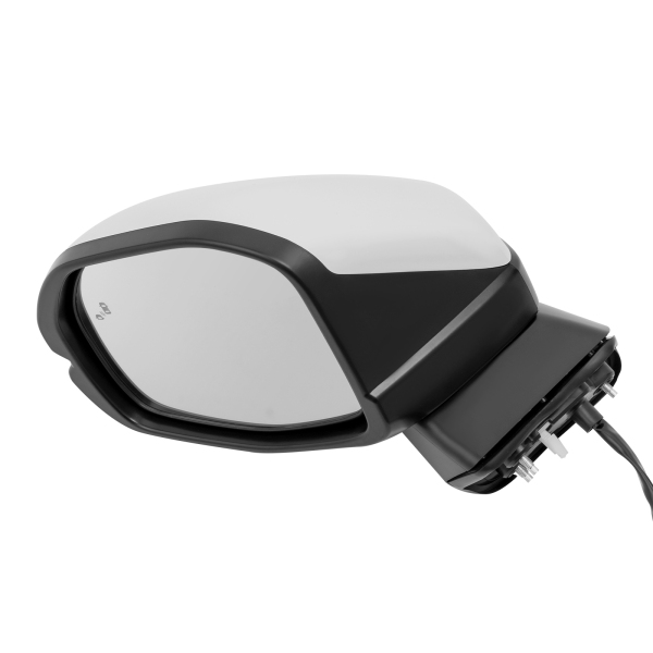 Power Heated Rearview Mirror, Rearview Mirror For 23-24 Honda CRV, Left Side Rearview Mirror W/Blind Spot - White