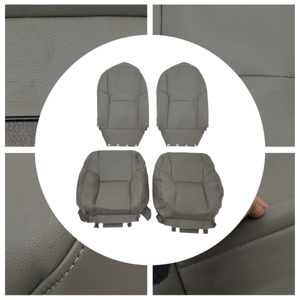 Seat Covers for 2003-2009 Toyota 4Runner Limited, Seat Covers for Driver & Passenger Side, Bottom & Lean Back Seat Cover Set