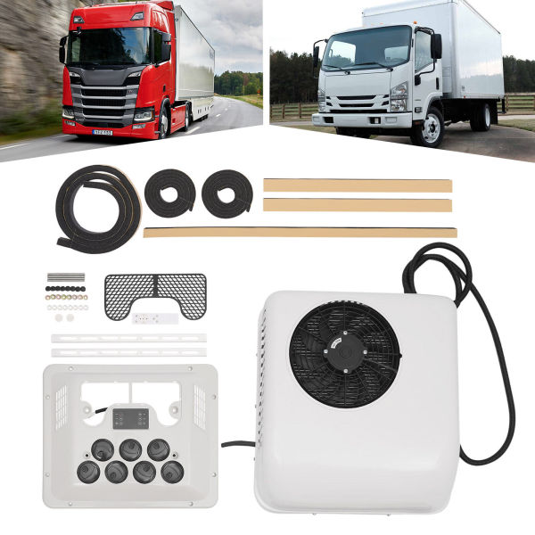 6000BTU 12V Heat & Cool Universal A/C For Caravan Motorhome RV Air Conditioner