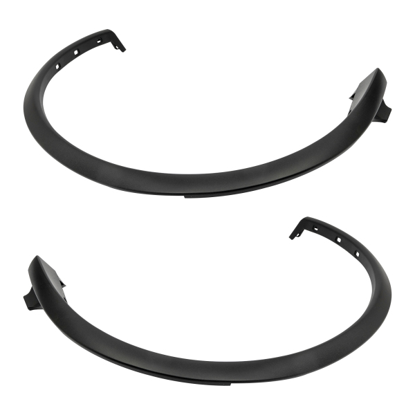 Rear Fender Trim Set For 2015-2021 Nissan Murano Textured Black Molding Rear Pair, Fender Trim Set