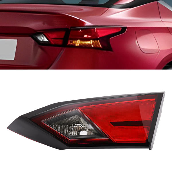 Right Side Inner Tail Light Replacement, Fits for 2019-2022 Nissan Altima Rear Brake Lamp Assembly Right Side Right Side Inner Tail Light Replacement, Fits for 2019-2022 Nissan Altima Rear Brake Lamp Assembly Right Side