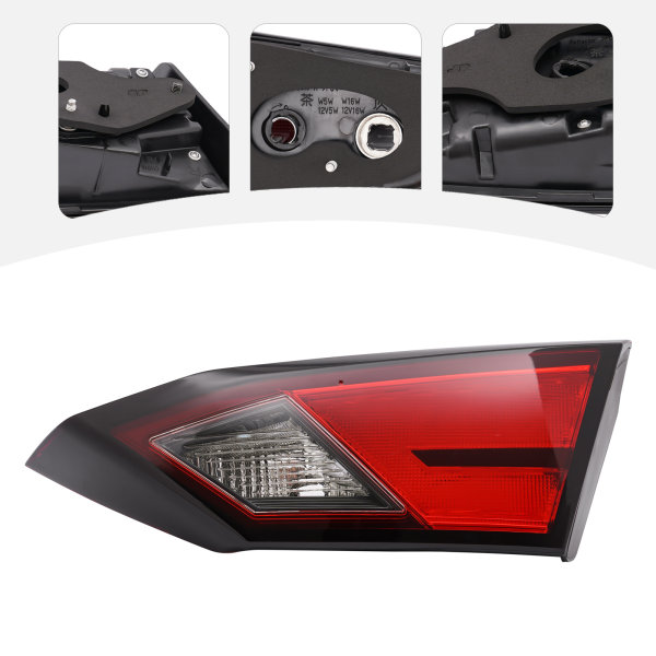 Right Side Inner Tail Light Replacement, Fits for 2019-2022 Nissan Altima Rear Brake Lamp Assembly Right Side Right Side Inner Tail Light Replacement, Fits for 2019-2022 Nissan Altima Rear Brake Lamp Assembly Right Side