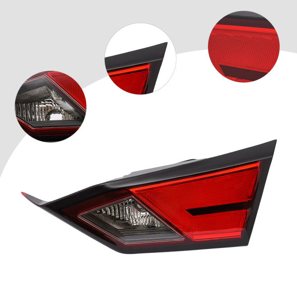 Right Side Inner Tail Light Replacement, Fits for 2019-2022 Nissan Altima Rear Brake Lamp Assembly Right Side Right Side Inner Tail Light Replacement, Fits for 2019-2022 Nissan Altima Rear Brake Lamp Assembly Right Side