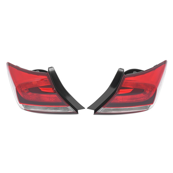 Honda Civic Sedan Halogen Tail Lights, Lamps Assembly, Tail Lamp Brake Light, Tail Light Set For 2013-2015 Honda Civic Sedan