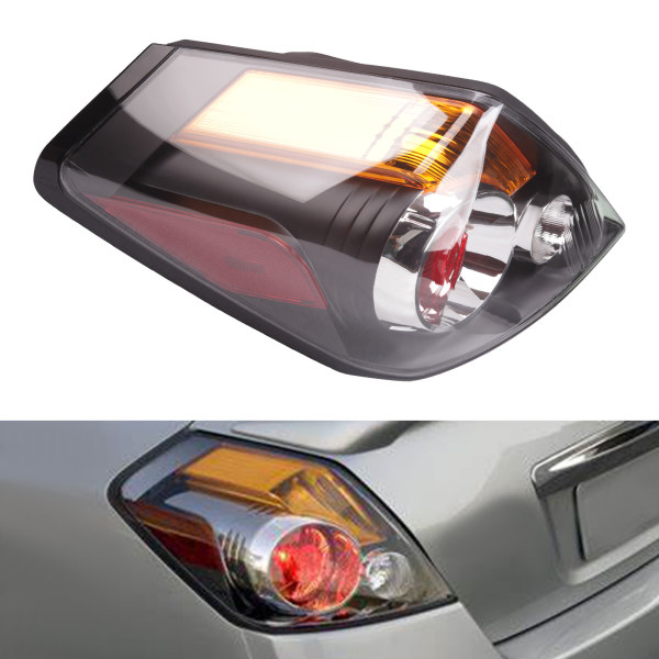 Tail Light Assembly For 2010-2012 Nissan Altima Sedan, Right Taillight, Rear Lamp Passenger Side