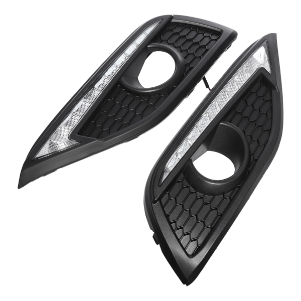 12-14 Honda CRVCR-VLedDRL Pair of Front Bumper Fog Lights Turn Signals