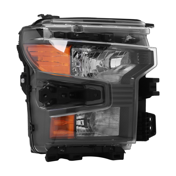 For 2022-2024 Chevy Silverado 1500 w/Black Trim Halogen Headlight Passenger Side, Right Headlight, Passenger Side Headlight