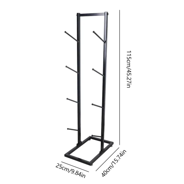 Metal Basketball Storage Rack,Double-Side Basketball Racks for Balls (4 Layer) Metal Basketball Storage Rack,Double-Side Basketball Racks for Balls (4 Layer)