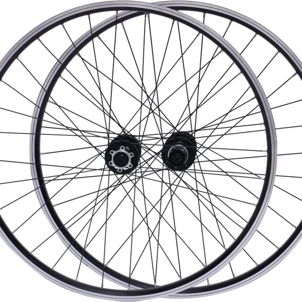 Mountain Bike Wheelset Bike Wheels Aluminum Alloy Rim Disc Brake MTB Wheelset, Quick Release Front Rear Wheels