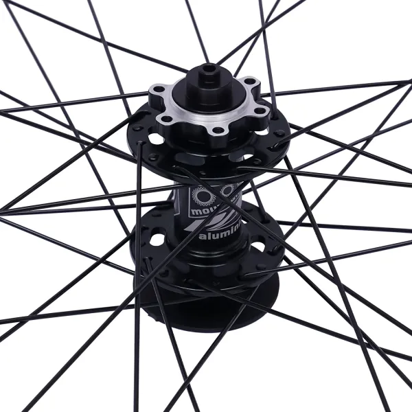 Mountain Bike Wheelset Bike Wheels Aluminum Alloy Rim Disc Brake MTB Wheelset, Quick Release Front Rear Wheels