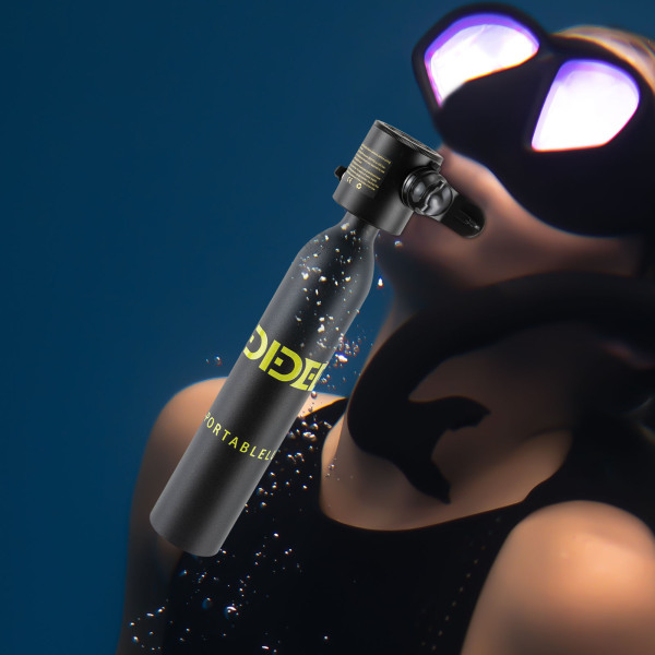 Mini Inflatable Diving Tank for Divers Underwater Breathing Equipment Diving Cylinders with 5-10 Minutes Diving Oxygen Tank