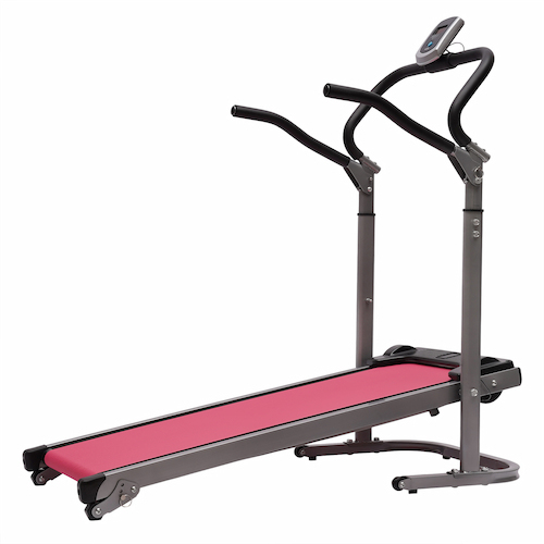 Running Jogging Walking Exercise Machine Space Saving for Home Gym Easy Assembly Pink Color Running Jogging Walking Exercise Machine Space Saving for Home Gym Easy Assembly Pink Color