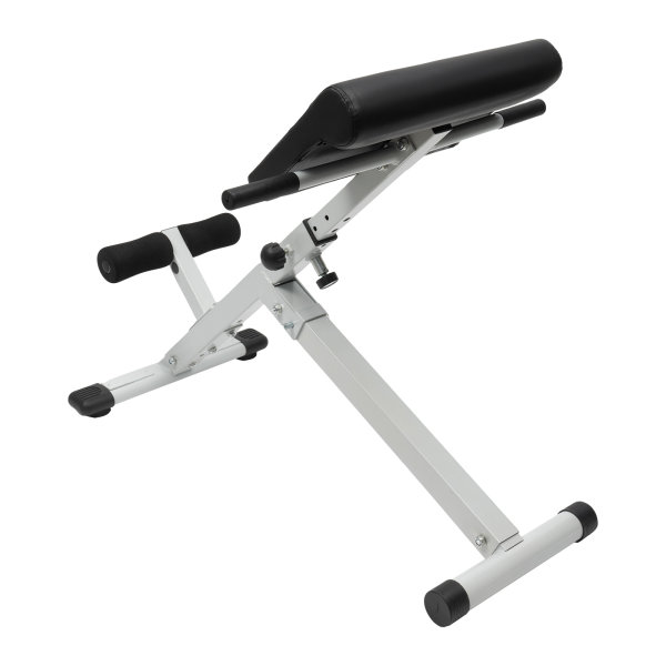 Folding Hyperextension Bench Roman Chair, Adjustment 39-45" Roman Bench Back Extension Machine for Home Gym Load 330lbs Folding Hyperextension Bench Roman Chair, Adjustment 39-45" Roman Bench Back Extension Machine for Home Gym Load 330lbs