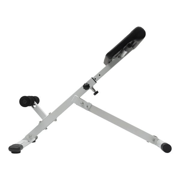 Folding Hyperextension Bench Roman Chair, Adjustment 39-45" Roman Bench Back Extension Machine for Home Gym Load 330lbs Folding Hyperextension Bench Roman Chair, Adjustment 39-45" Roman Bench Back Extension Machine for Home Gym Load 330lbs