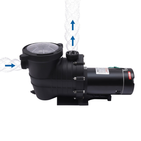 1100W 1.5 Hp HBP1100 Inground Pool Pump 110V High Performance Single Voltage Single Speed Swimming Pool Pump