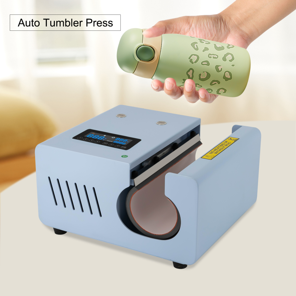 Automatic Tumbler Heat Press Machine Electric Mug Press Heat Machine DIY Cup Presser 500W Straight Glass Cups Mugs Cylinder Cups Blue Automatic Tumbler Heat Press Machine Electric Mug Press Heat Machine DIY Cup Presser 500W Straight Glass Cups Mugs Cylinder Cups Blue