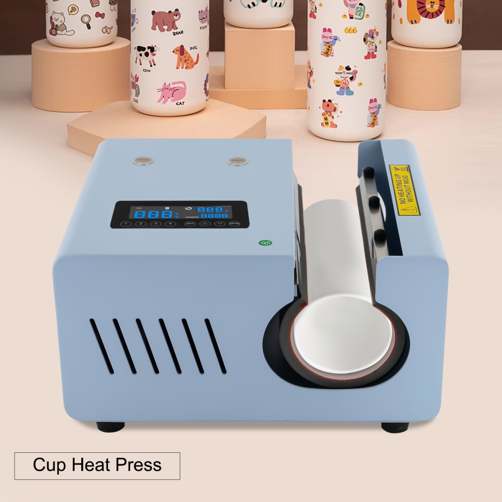 Automatic Tumbler Heat Press Machine Electric Mug Press Heat Machine DIY Cup Presser 500W Straight Glass Cups Mugs Cylinder Cups Blue Automatic Tumbler Heat Press Machine Electric Mug Press Heat Machine DIY Cup Presser 500W Straight Glass Cups Mugs Cylinder Cups Blue